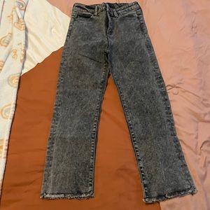 Kendall and kylie iconic high rise straight jean